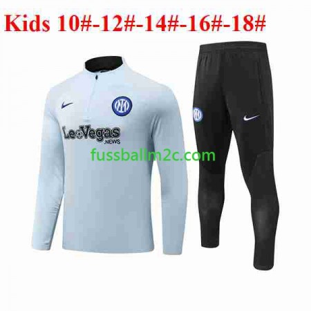 Inter Mailand Kinder Blau Sweatshirts Anzüge 2023-2024 Inter Mailand Kinder Blau Sweatshirts Anzüge 2023-2024